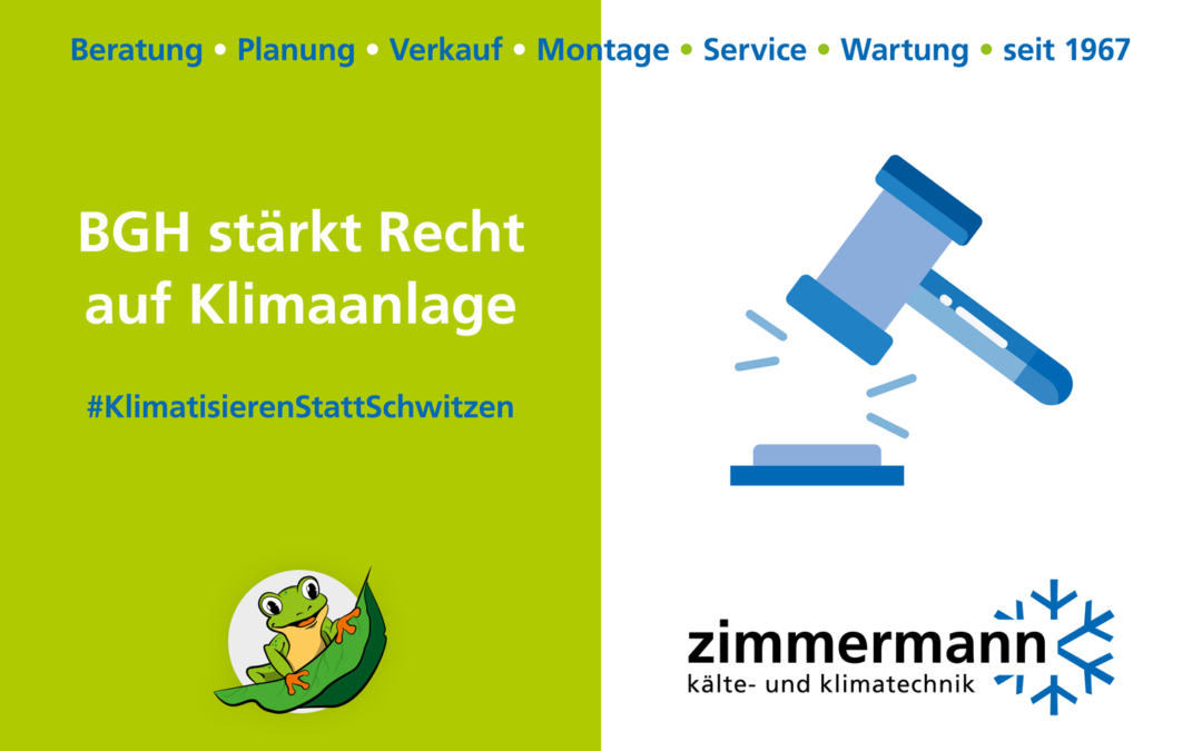 Klimaanlage trotz Gegenwind: Neues BGH-Urteil stärkt Wohnungseigentümer